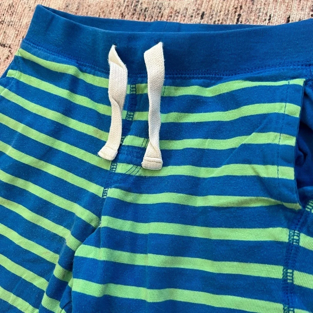 GAP Kids Blue and Green Striped Shorts